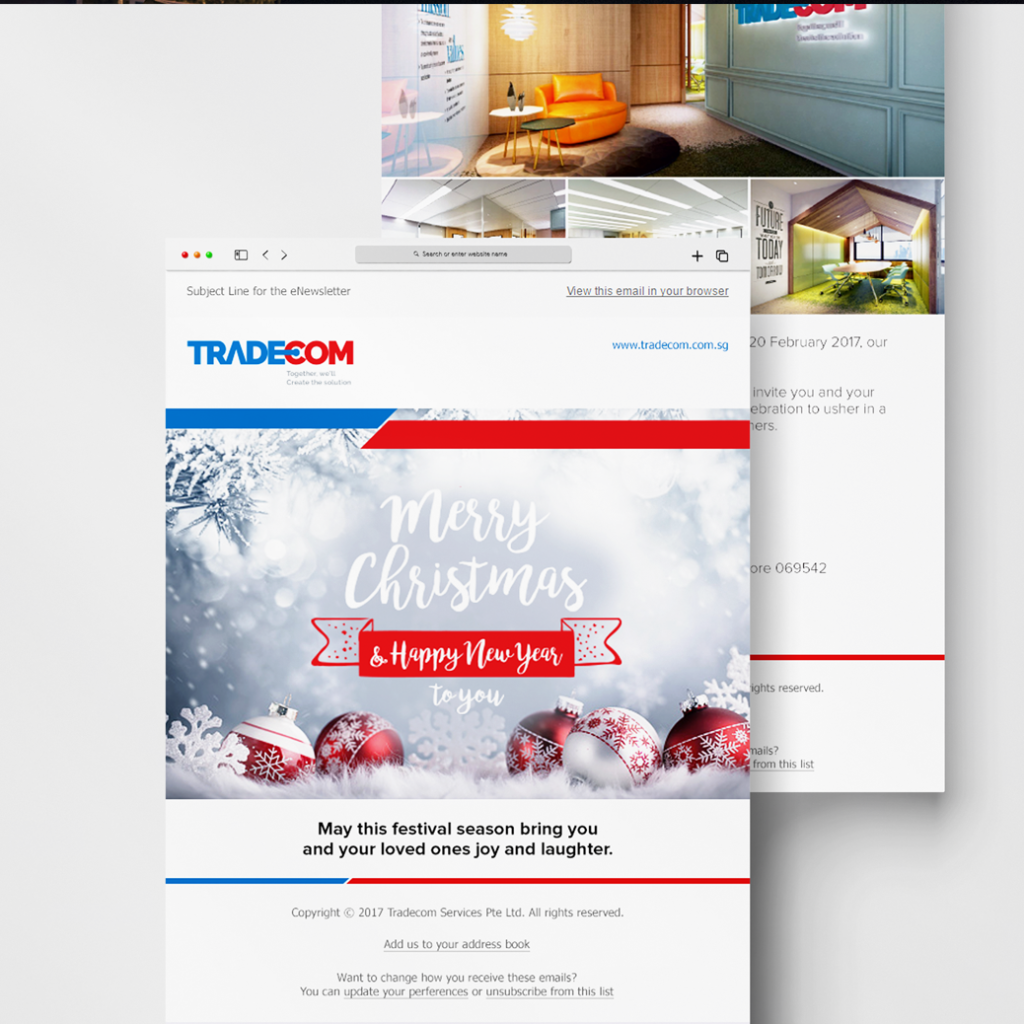 tradecom-email-newslettert-template-design