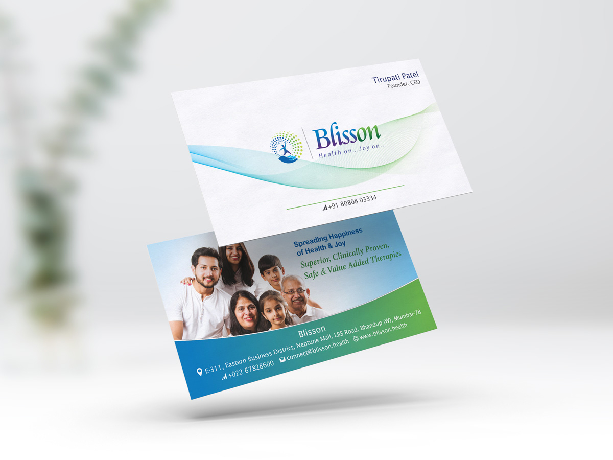 business card design pharma company