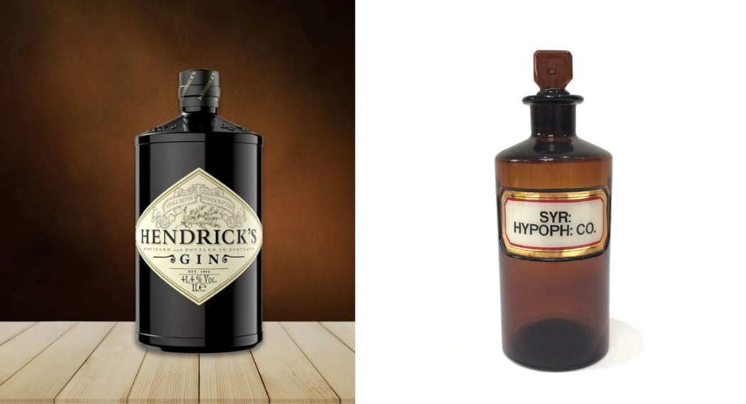 Hendrick’s Gin is inspired by Pharmacy Chemist Bottle